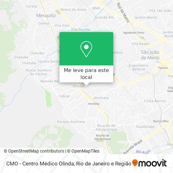 CMO - Centro Médico Olinda mapa