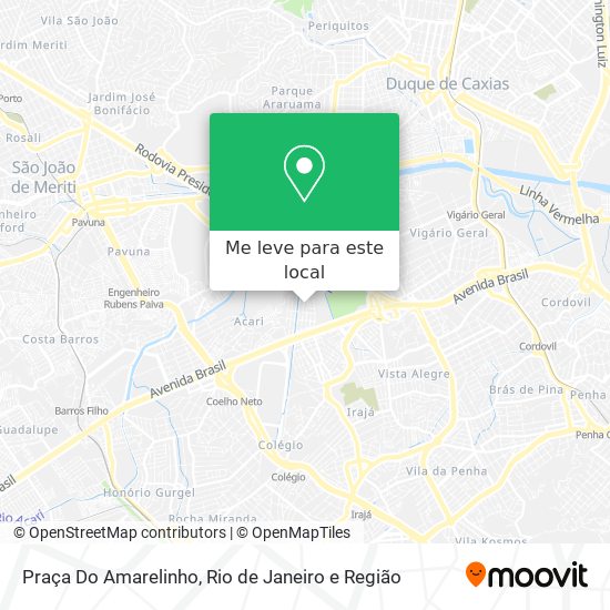 Praça Do Amarelinho mapa