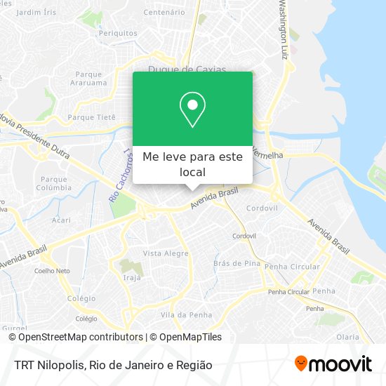TRT Nilopolis mapa