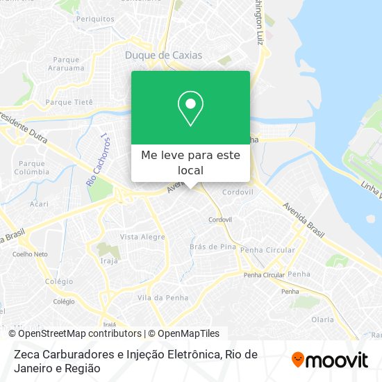 Zeca Carburadores e Injeção Eletrônica mapa