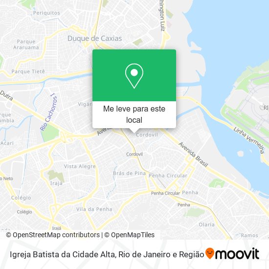 Igreja Batista da Cidade Alta mapa