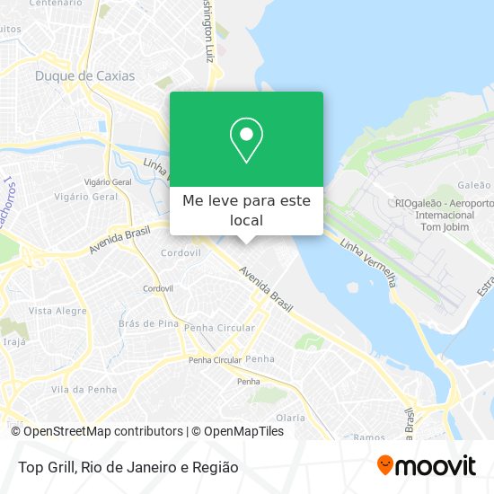 Top Grill mapa