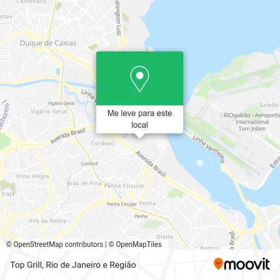 Top Grill mapa
