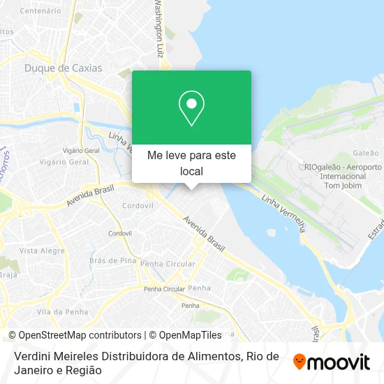 Verdini Meireles Distribuidora de Alimentos mapa
