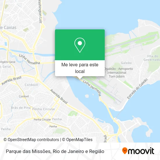 Parque das Missões mapa