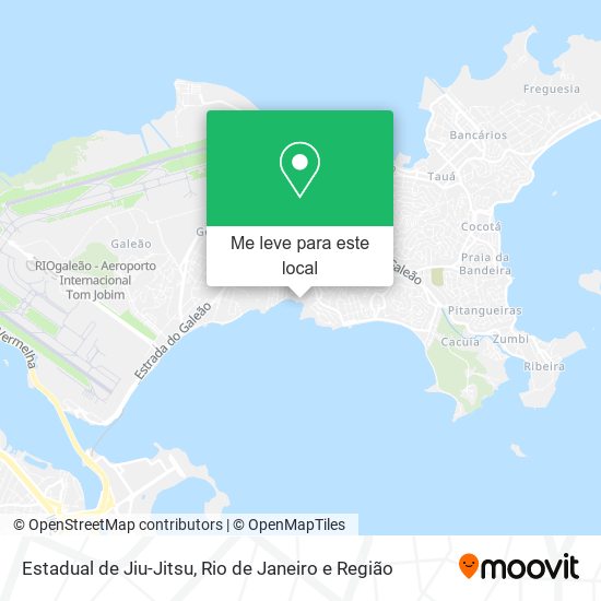 Estadual de Jiu-Jitsu mapa