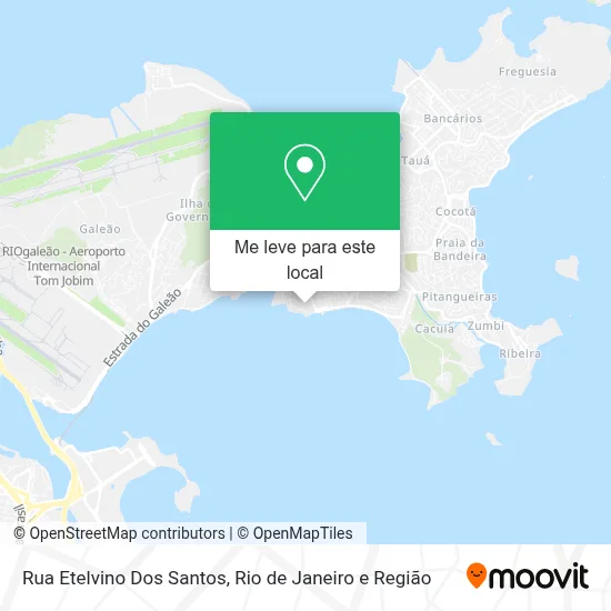 Rua Etelvino Dos Santos mapa