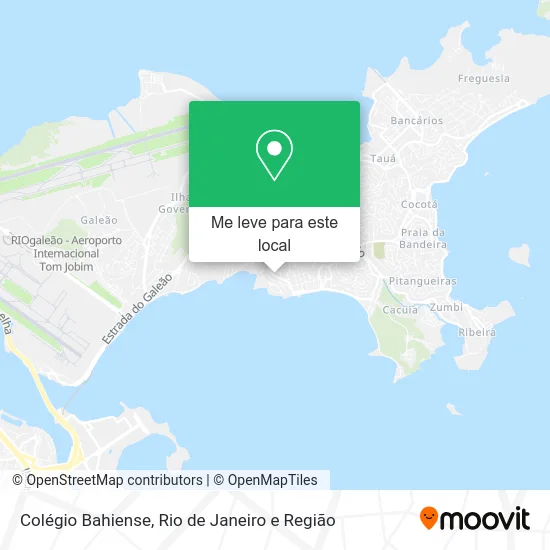 Colégio Bahiense mapa