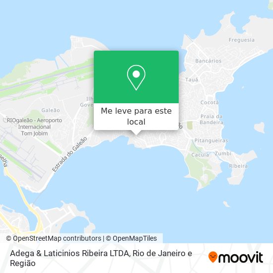 Adega & Laticinios Ribeira LTDA mapa