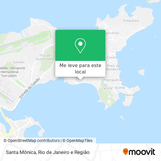 Santa Mônica mapa