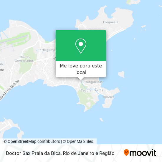 Doctor Sax Praia da Bica mapa