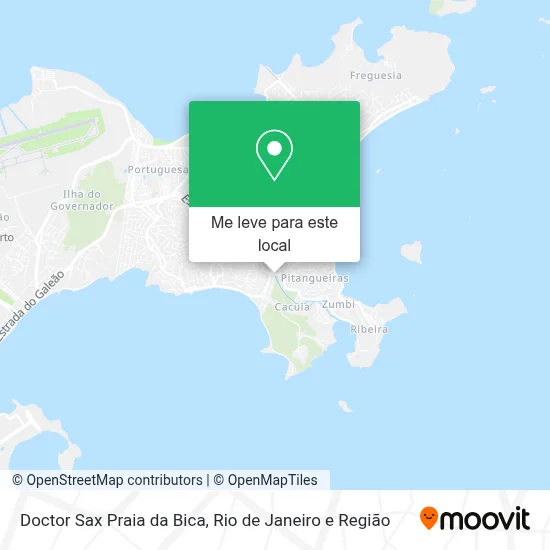 Doctor Sax Praia da Bica mapa