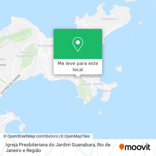 Igreja Presbiteriana do Jardim Guanabara mapa