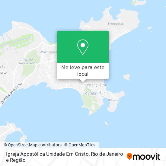 Igreja Apostólica Unidade Em Cristo mapa