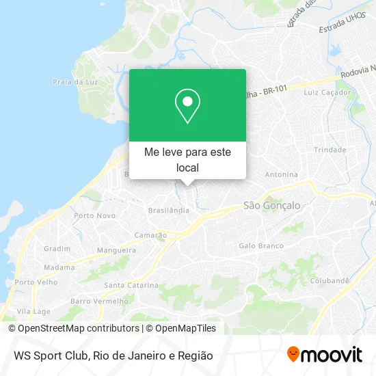 WS Sport Club mapa