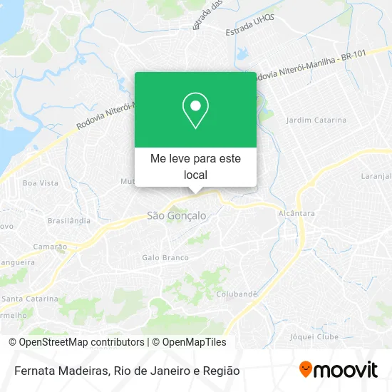 Fernata Madeiras mapa