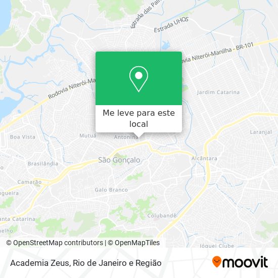 Academia Zeus mapa