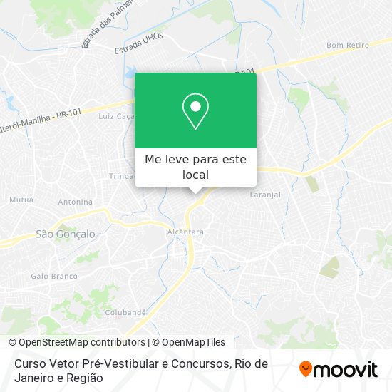 Curso Vetor Pré-Vestibular e Concursos mapa