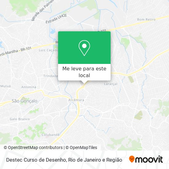 Destec Curso de Desenho mapa