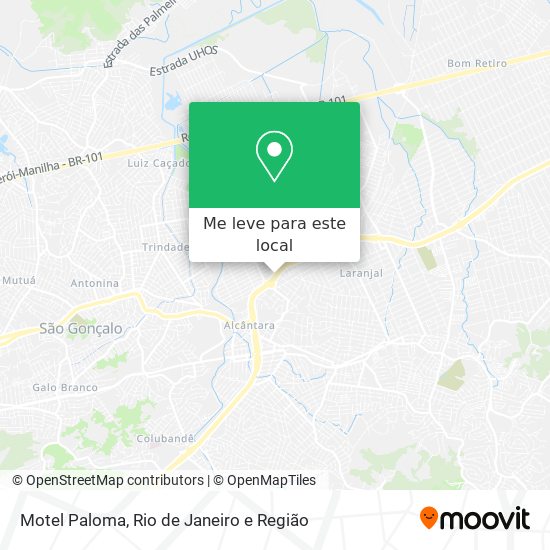 Motel Paloma mapa
