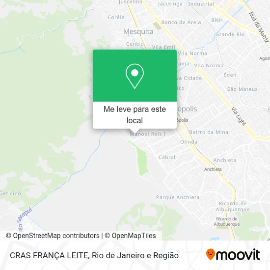 CRAS FRANÇA LEITE mapa