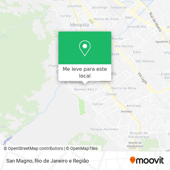 San Magno mapa