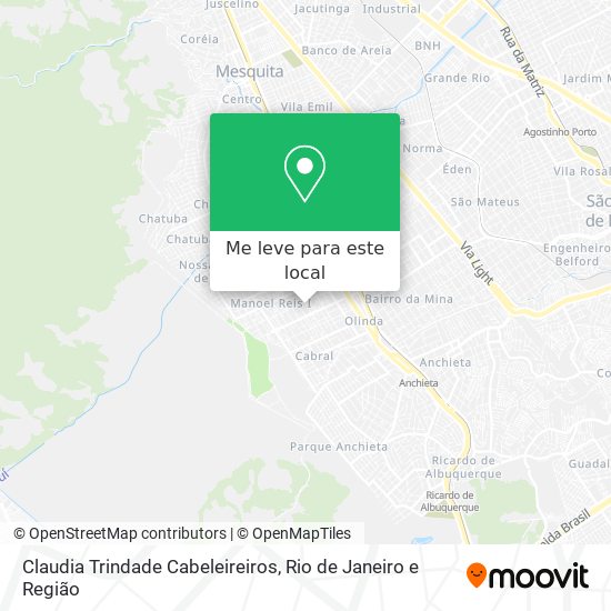 Claudia Trindade Cabeleireiros mapa