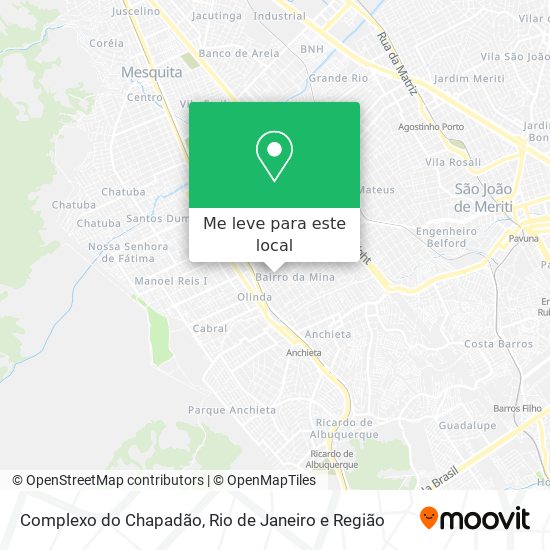 Complexo do Chapadão mapa