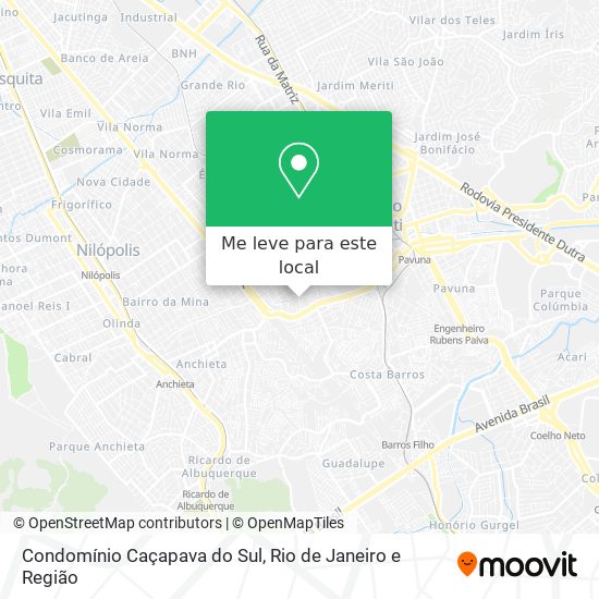 Condomínio Caçapava do Sul mapa