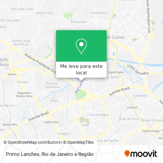 Primo Lanches mapa