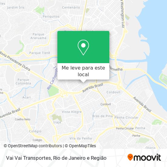 Vai Vai Transportes mapa