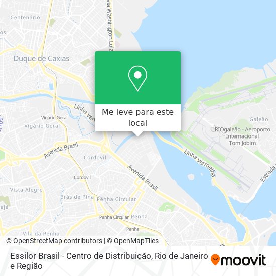 Essilor Brasil - Centro de Distribuição mapa