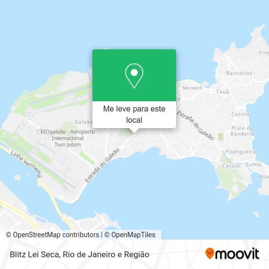 Blitz Lei Seca mapa