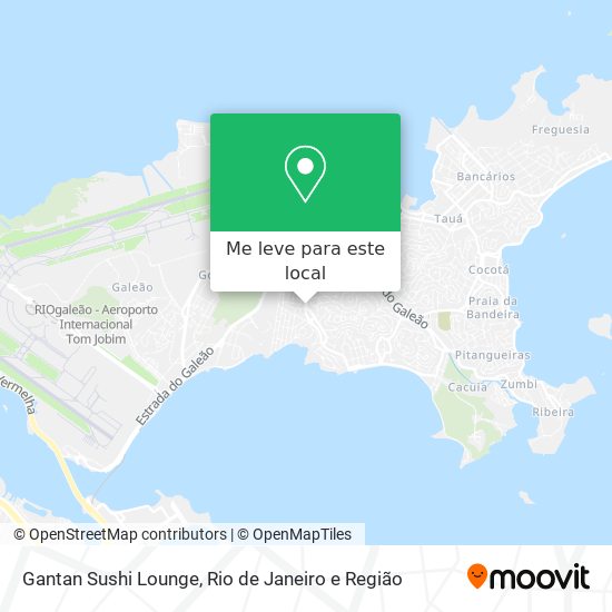 Gantan Sushi Lounge mapa
