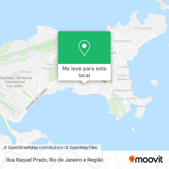 Rua Raquel Prado mapa