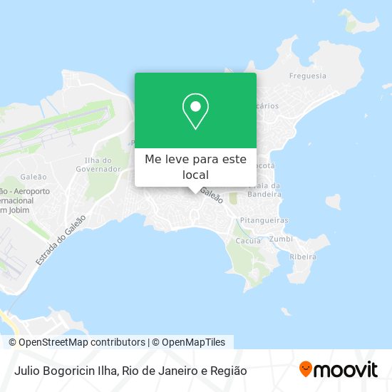 Julio Bogoricin Ilha mapa