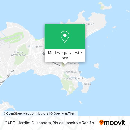 CAPE - Jardim Guanabara mapa