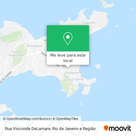 Rua Visconde DeLamare mapa