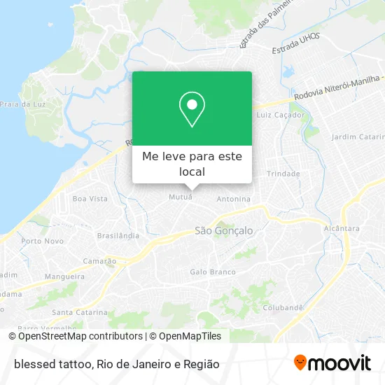 blessed tattoo mapa