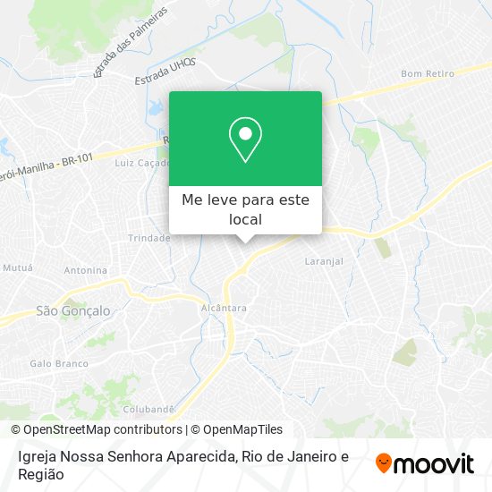 Igreja Nossa Senhora Aparecida mapa