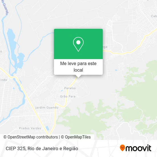 CIEP 325 mapa