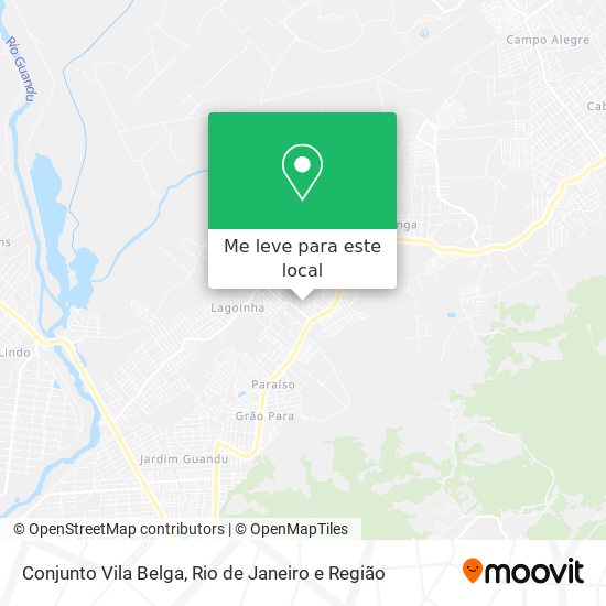 Conjunto Vila Belga mapa