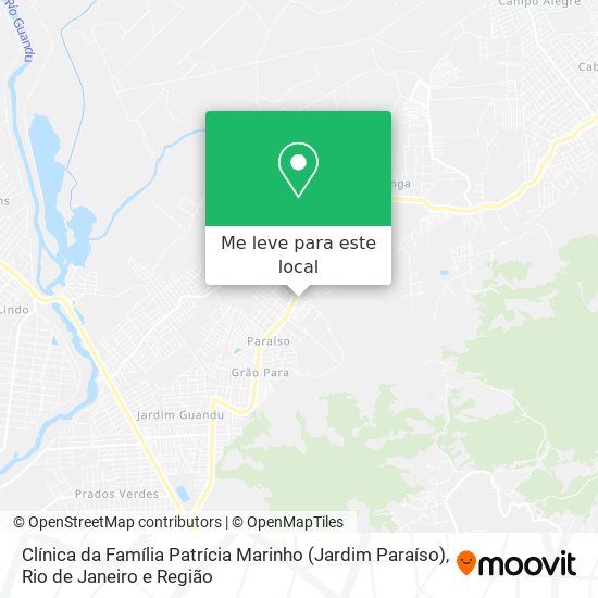 Clínica da Família Patrícia Marinho (Jardim Paraíso) mapa