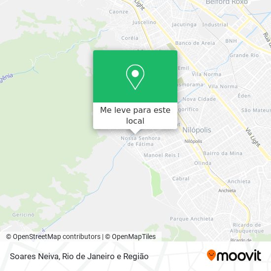 Soares Neiva mapa