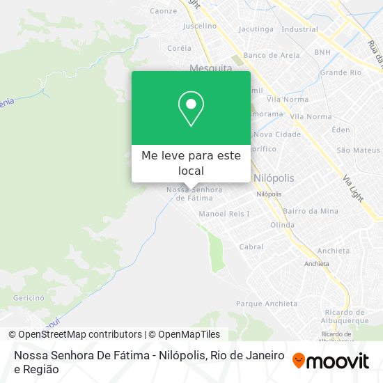 Nossa Senhora De Fátima - Nilópolis mapa