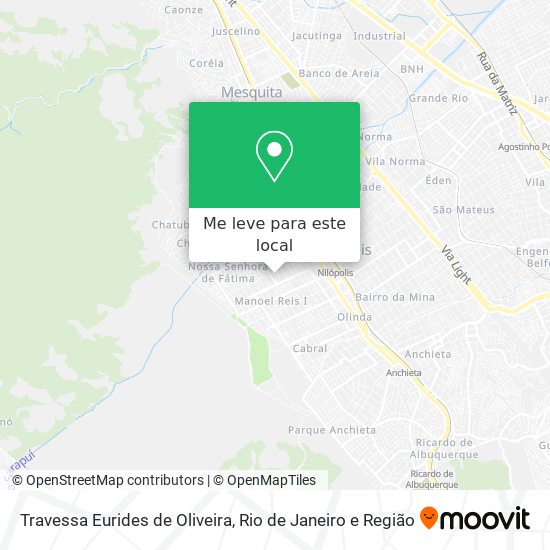 Travessa Eurides de Oliveira mapa
