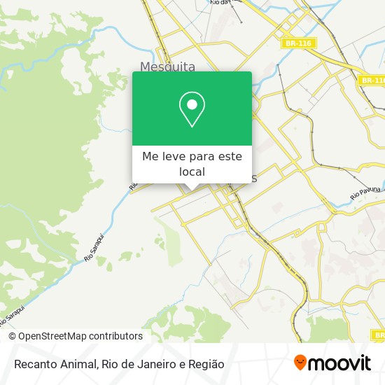 Recanto Animal mapa