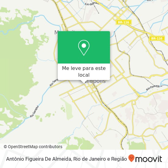 Antônio Figueira De Almeida mapa