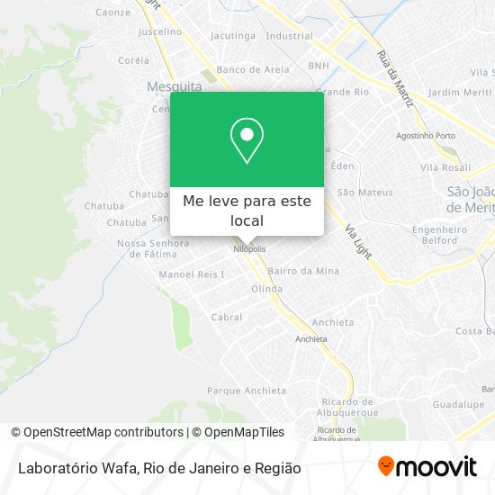 Laboratório Wafa mapa