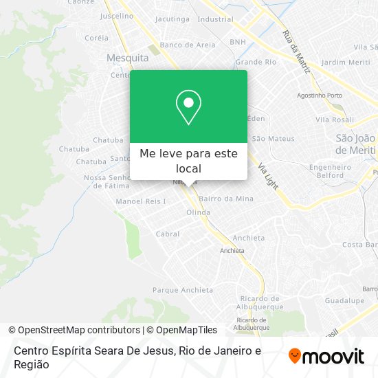 Centro Espírita Seara De Jesus mapa